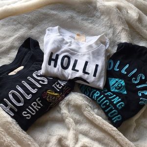 Bundle of Hollister Logo & Brand Name Tees